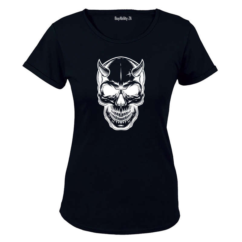 Evil Skull - Halloween - Ladies - T-Shirt