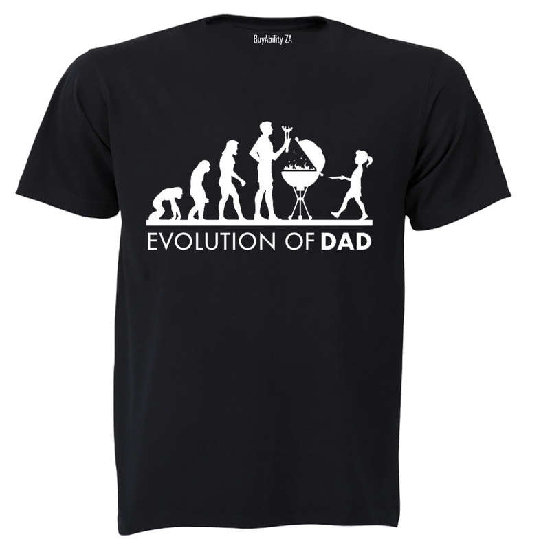 Evolution of Dad - BRAAI - Adults - T-Shirt