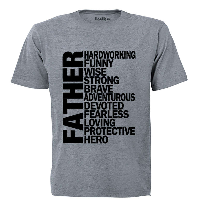 Father - Hard Working - Adults - T-Shirt
