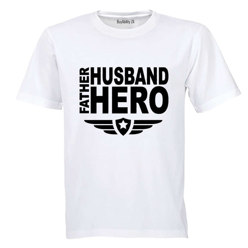 Father. Husband. Hero - Adults - T-Shirt