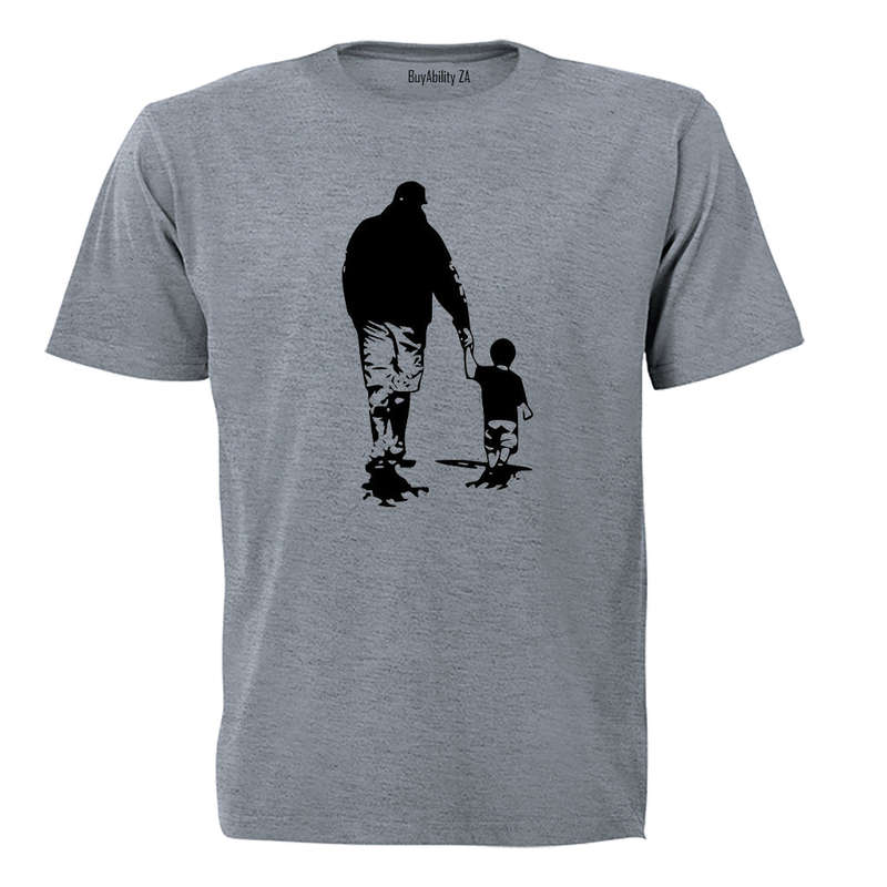 Father and Son - Silhouette - Adults - T-Shirt
