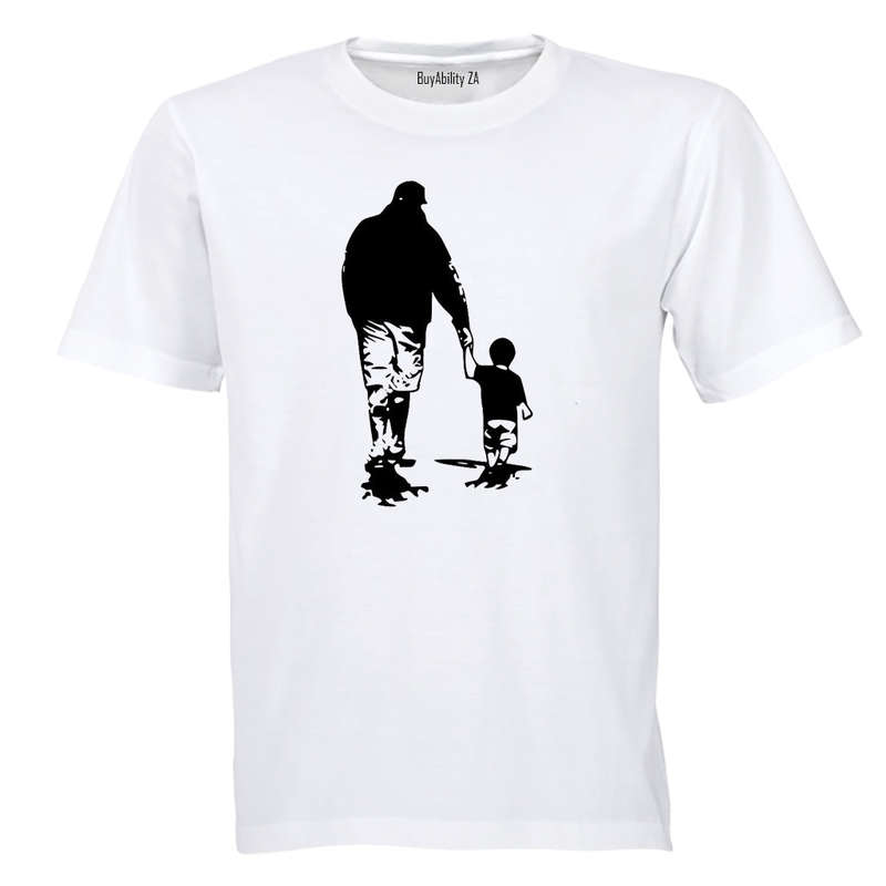 Father and Son - Silhouette - Adults - T-Shirt