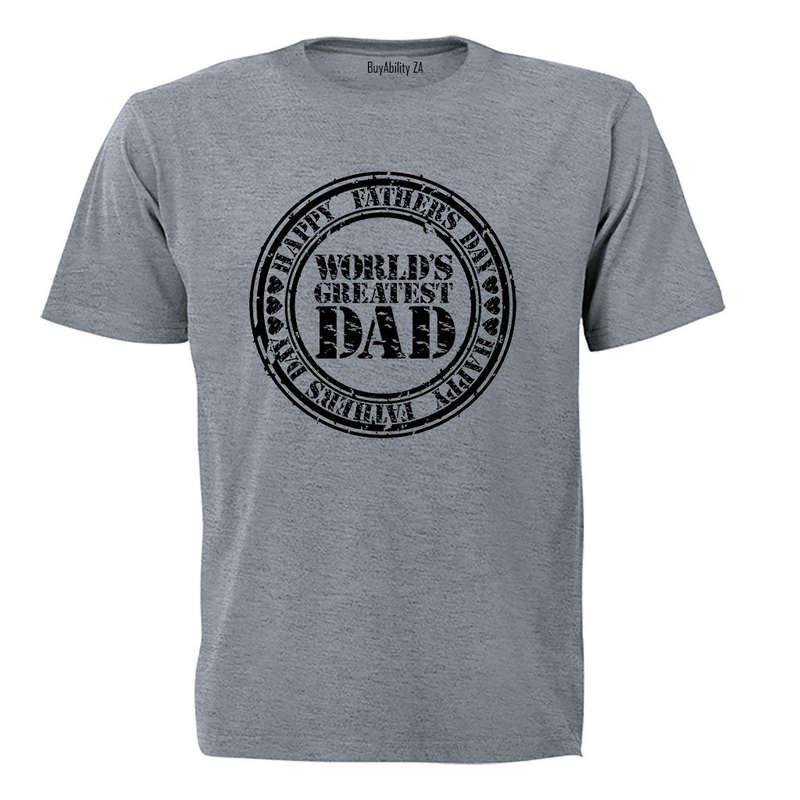 Fathers Day - World's Greatest DAD - Adults - T-Shirt