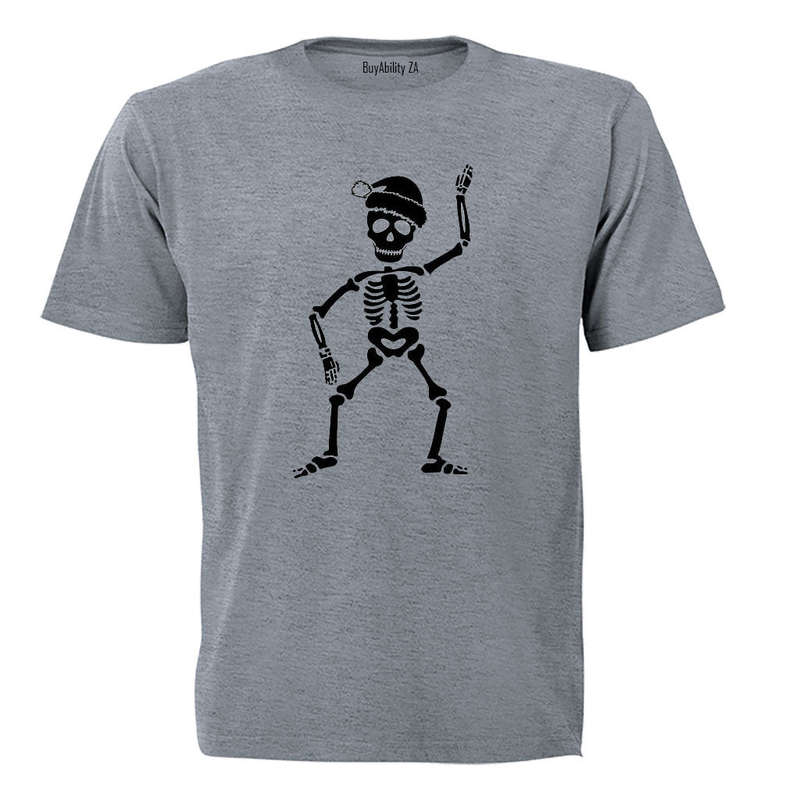 Festive Skeleton - Christmas - Kids T-Shirt
