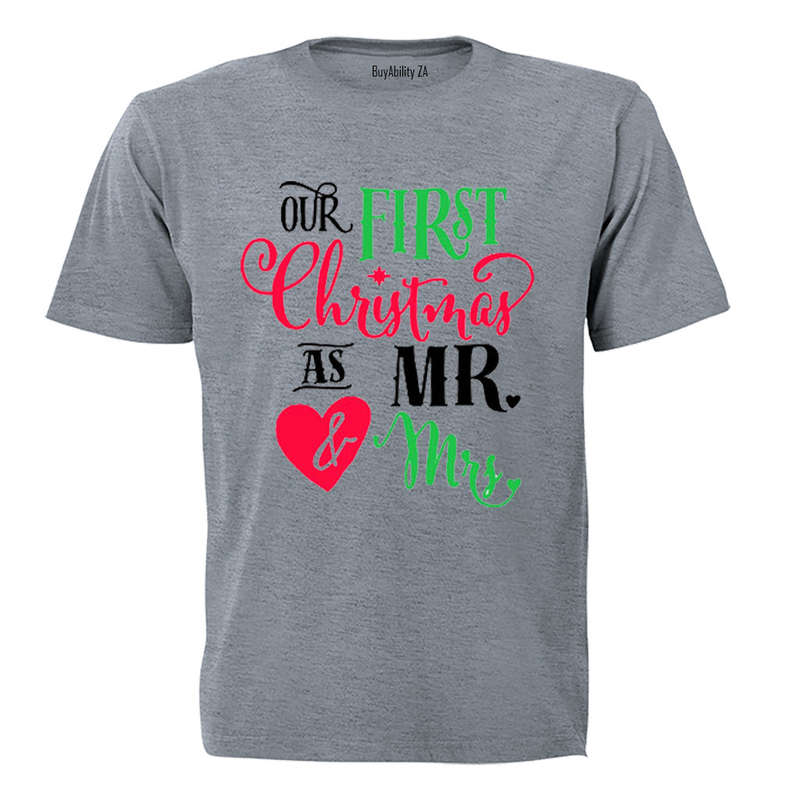 First Christmas as Mr and Mrs! - Adults - T-Shirt