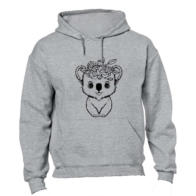 Floral Koala - Hoodie