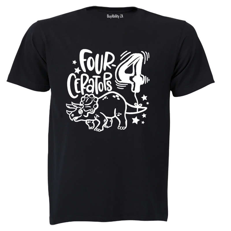 Four - ceratops Dinosaur - Kids T-Shirt