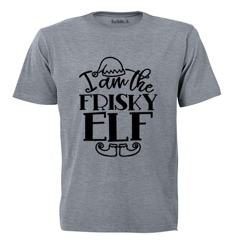 Frisky Elf - Christmas - Adults - T-Shirt
