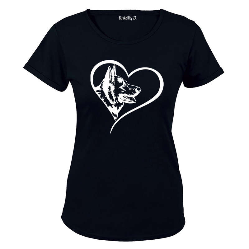 German Shepherd Heart - Ladies - T-Shirt