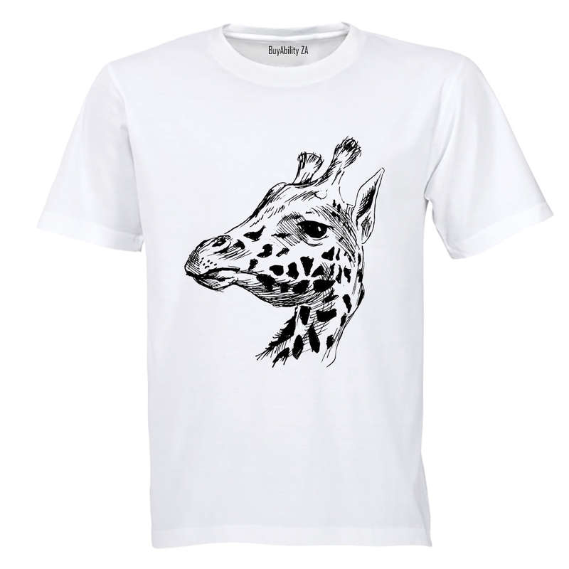 Giraffe Sketch - Adults - T-Shirt