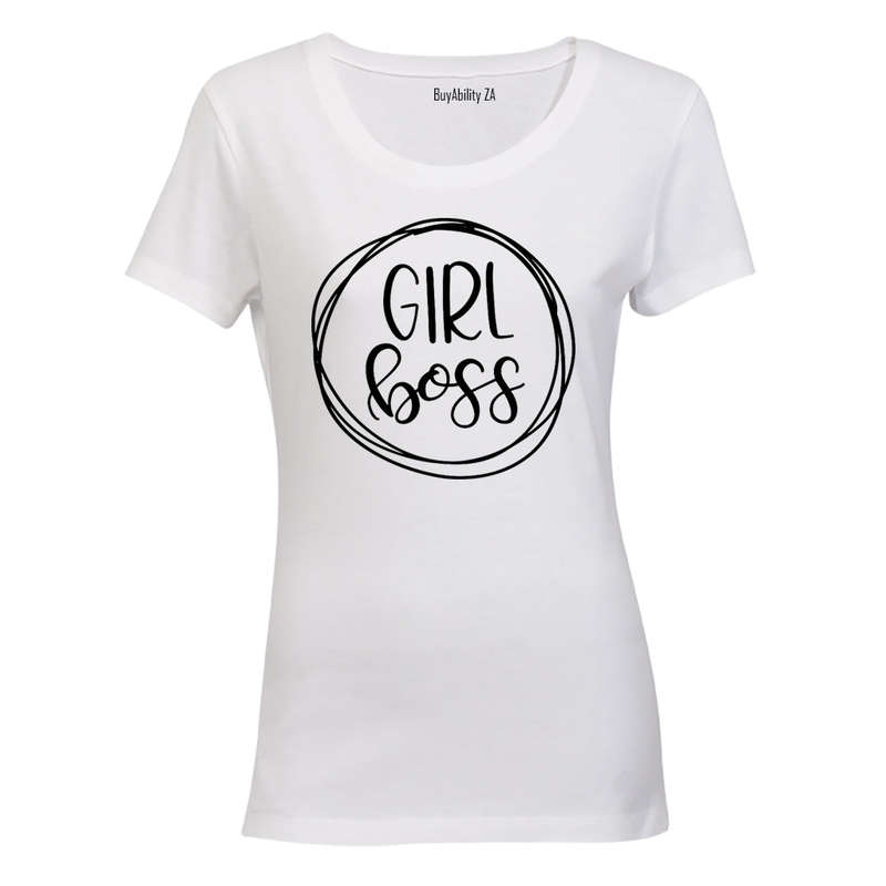 Girl Boss - Circular Design - Ladies - T-Shirt
