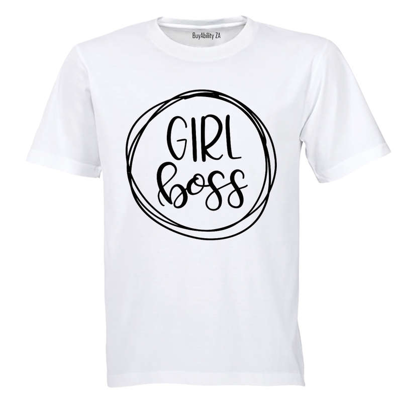 Girl Boss - Circular Design - Kids T-Shirt