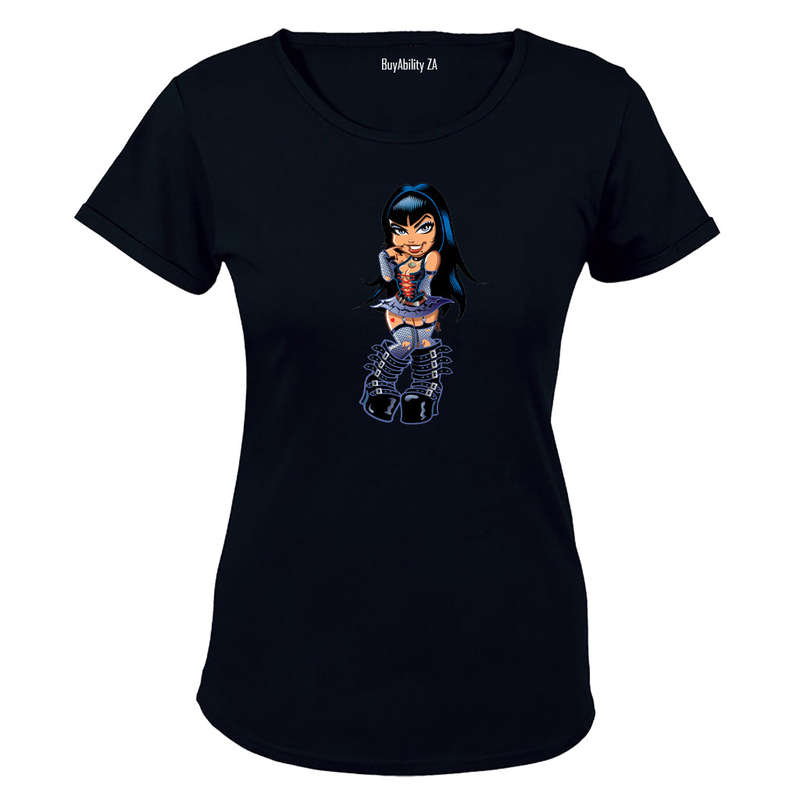 Goth Girl - Grin - Ladies - T-Shirt