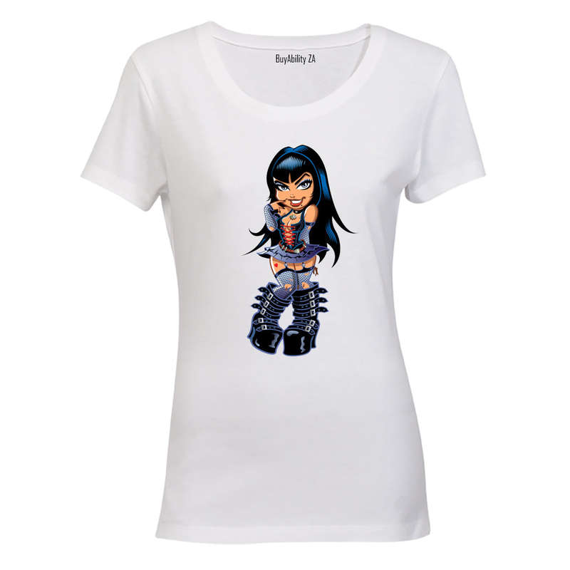 Goth Girl - Grin - Ladies - T-Shirt