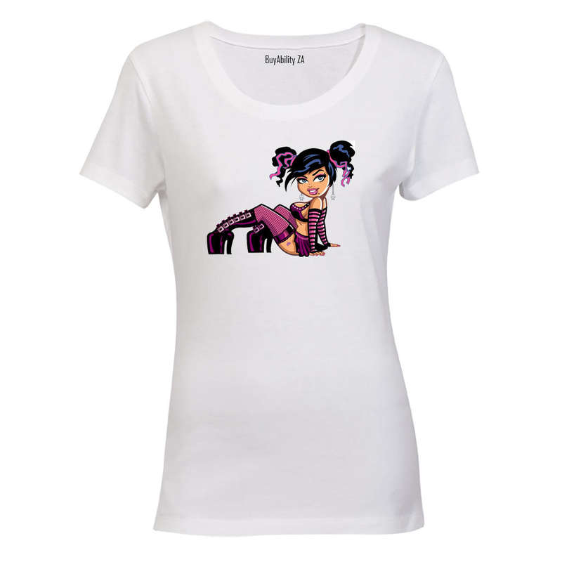 Goth Girl, Pink Punk - Ladies - T-Shirt