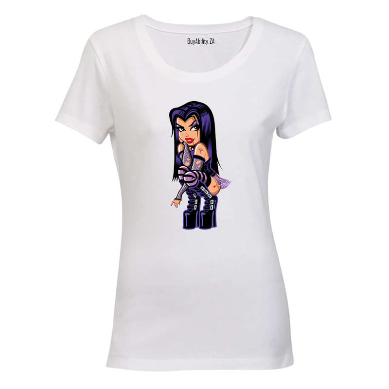 Goth Girl - Thinking - Ladies - T-Shirt