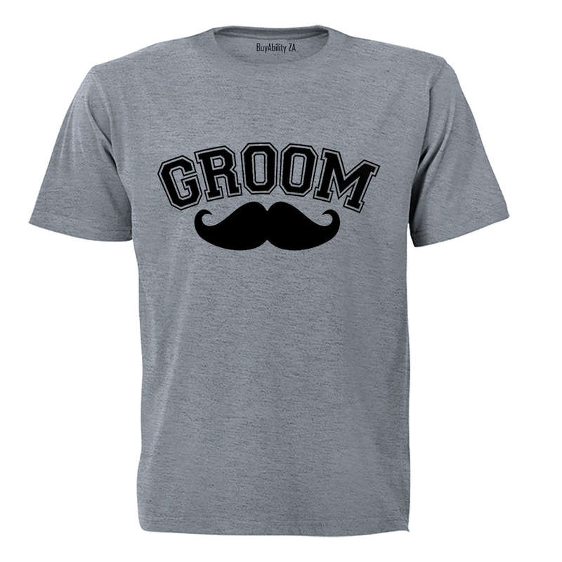 Groom - Mustache - Adults - T-Shirt