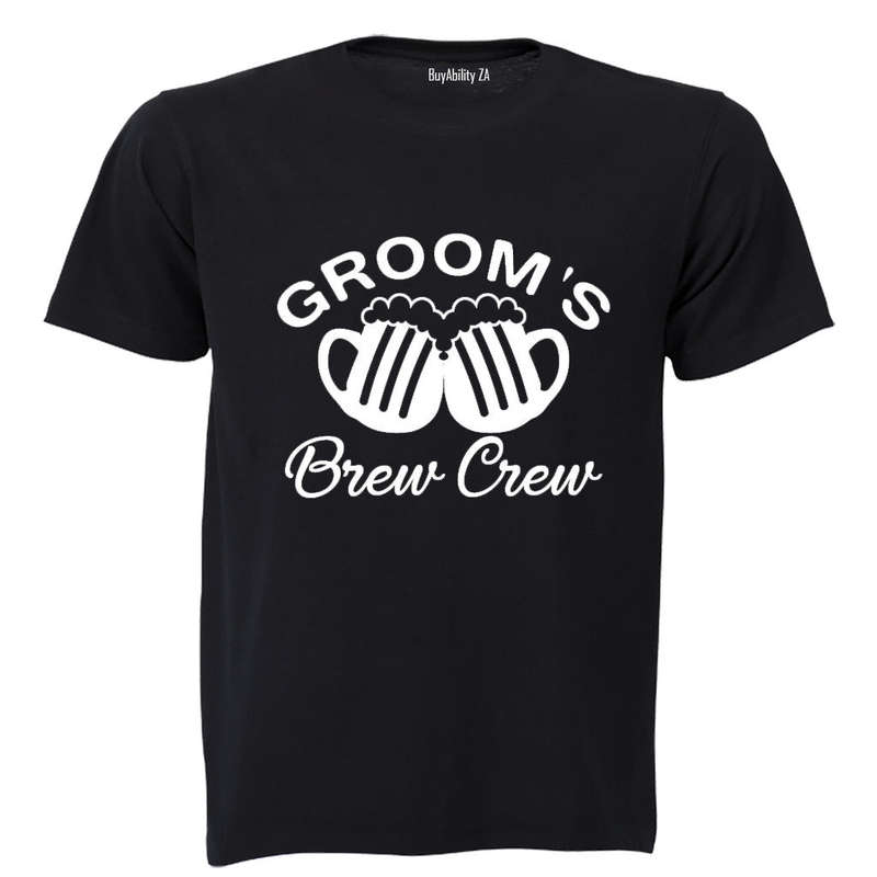 Groom's Brew Crew - Adults - T-Shirt