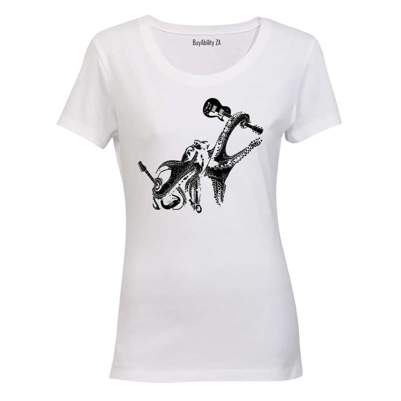 Guitar Octopus - Ladies - T-Shirt