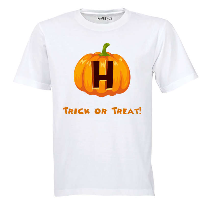 H - Halloween Pumpkin - Kids T-Shirt