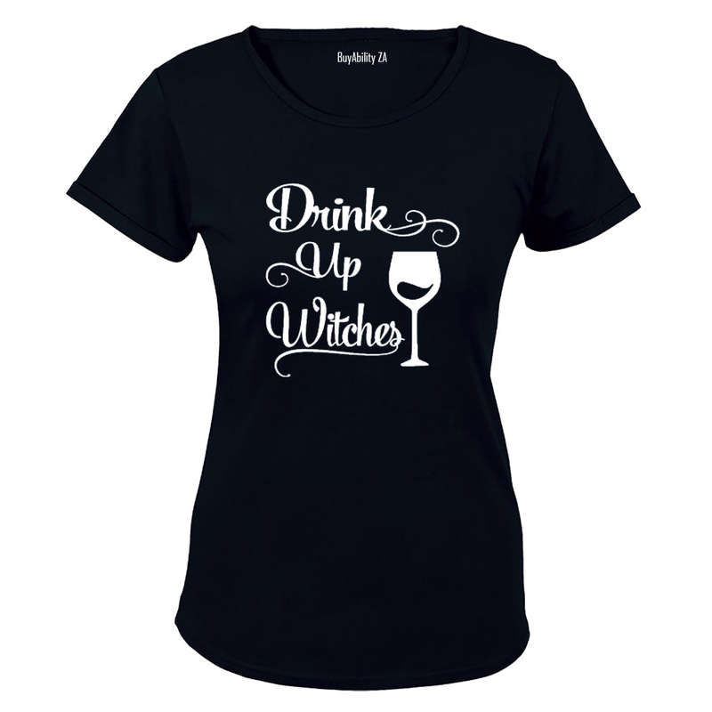 Drink up Witches - Halloween Inspired! - Ladies - T-Shirt