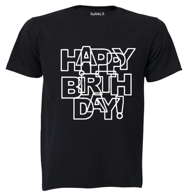 Happy Birthday - Letter Design - Kids T-Shirt