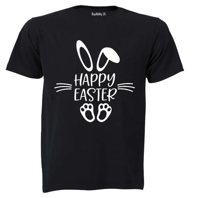 Happy Easter - Bunny Feet - Adults - T-Shirt
