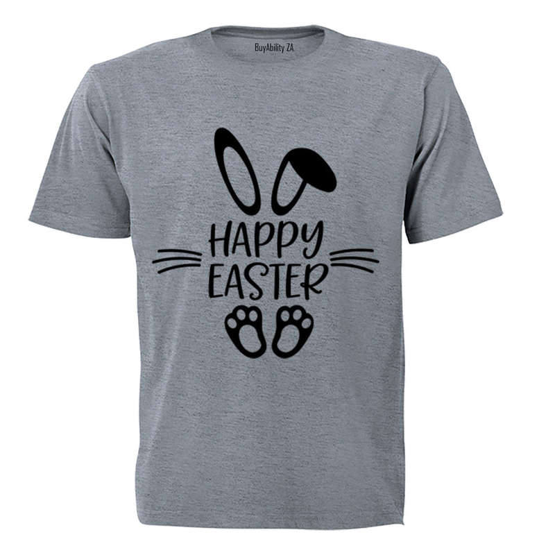 Happy Easter - Bunny Feet - Adults - T-Shirt