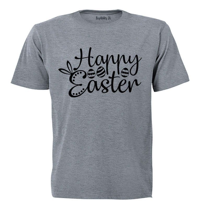 Happy Easter, Patterned Eggs - Kids T-Shirt