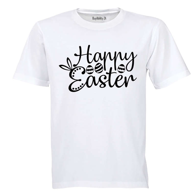 Happy Easter, Patterned Eggs - Kids T-Shirt