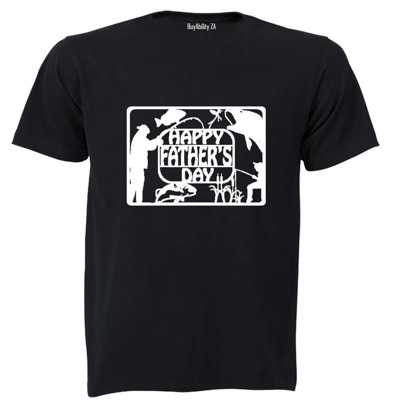 Happy Fathers Day - Fishing - Adults - T-Shirt