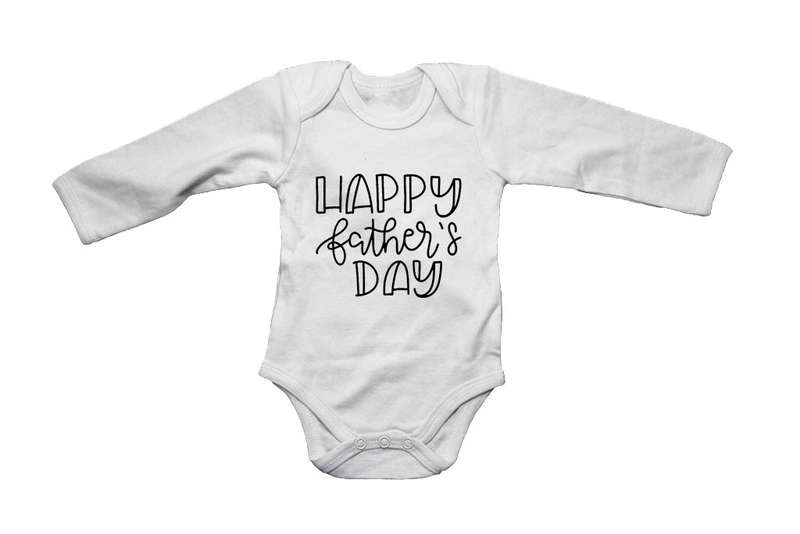 Happy Fathers Day - Fonts - Baby Grow
