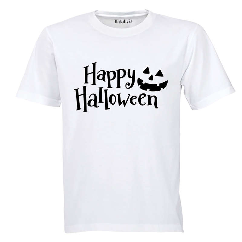 Happy Halloween - Pumpkin Face - Adults - T-Shirt