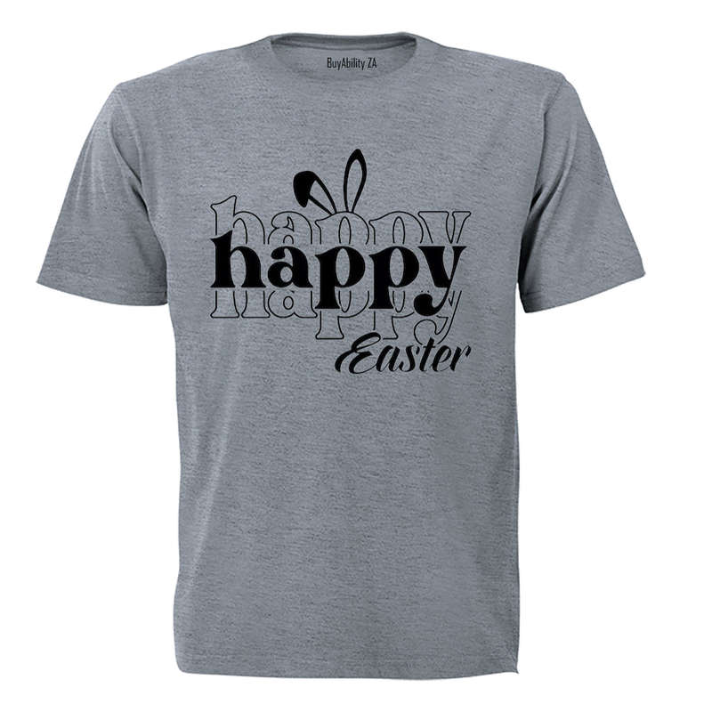 Happy Happy Easter - Adults - T-Shirt