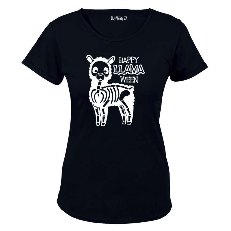 Happy Llama-ween - Halloween - Ladies - T-Shirt