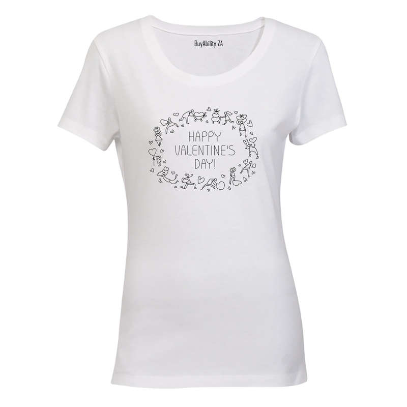 Happy Valentine's Day - Love - Ladies - T-Shirt