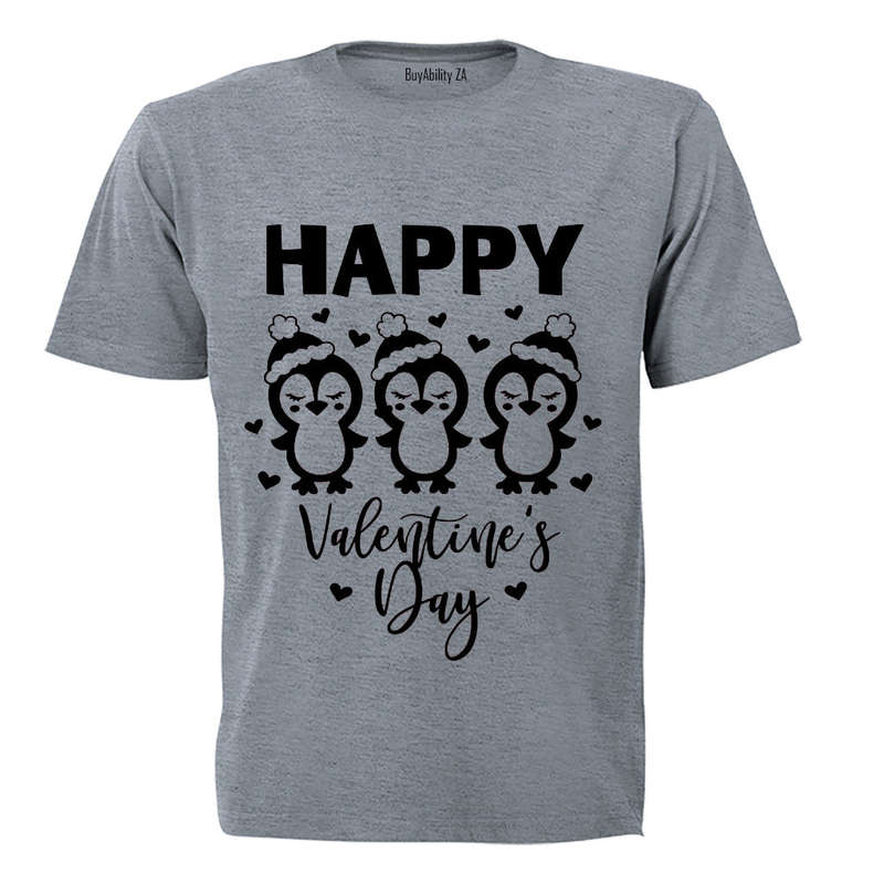 Happy Valentines Day - Penguins - Kids T-Shirt