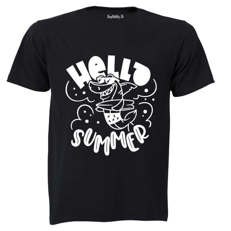 Hello Summer- Shark - Kids T-Shirt