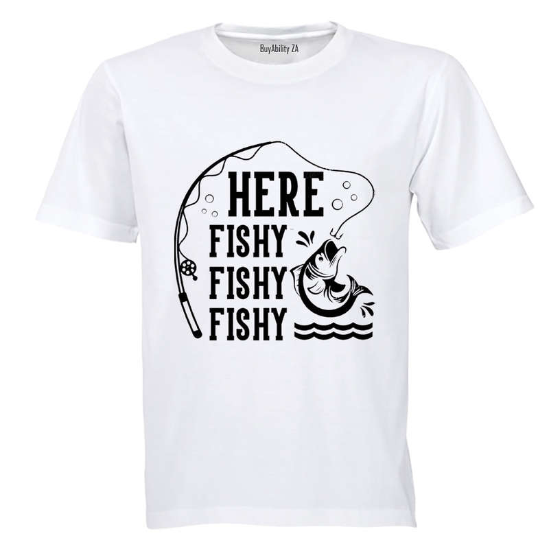 Here Fishy Fishy - Kids T-Shirt
