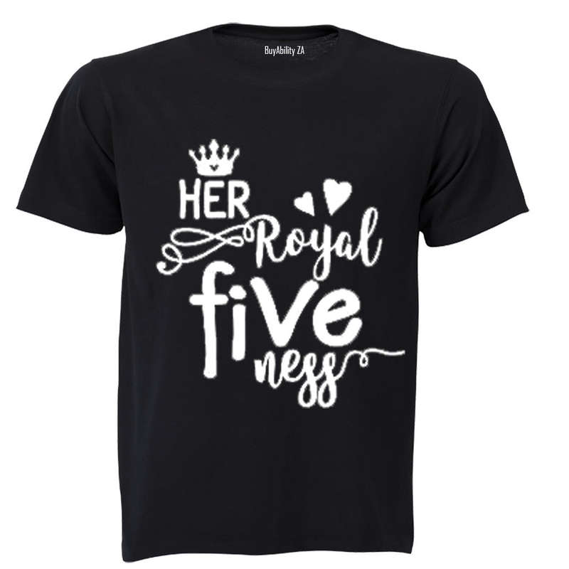 Her Royal FIVE-ness - Kids T-Shirt