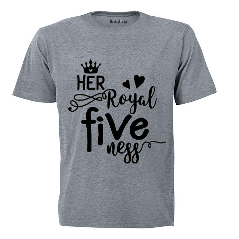 Her Royal FIVE-ness - Kids T-Shirt