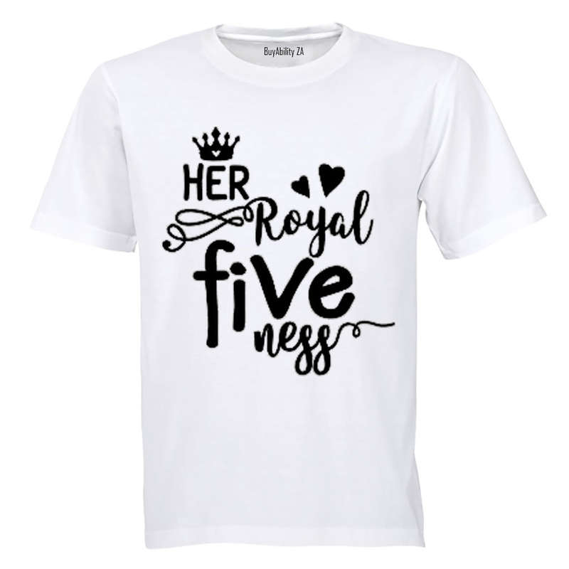 Her Royal FIVE-ness - Kids T-Shirt