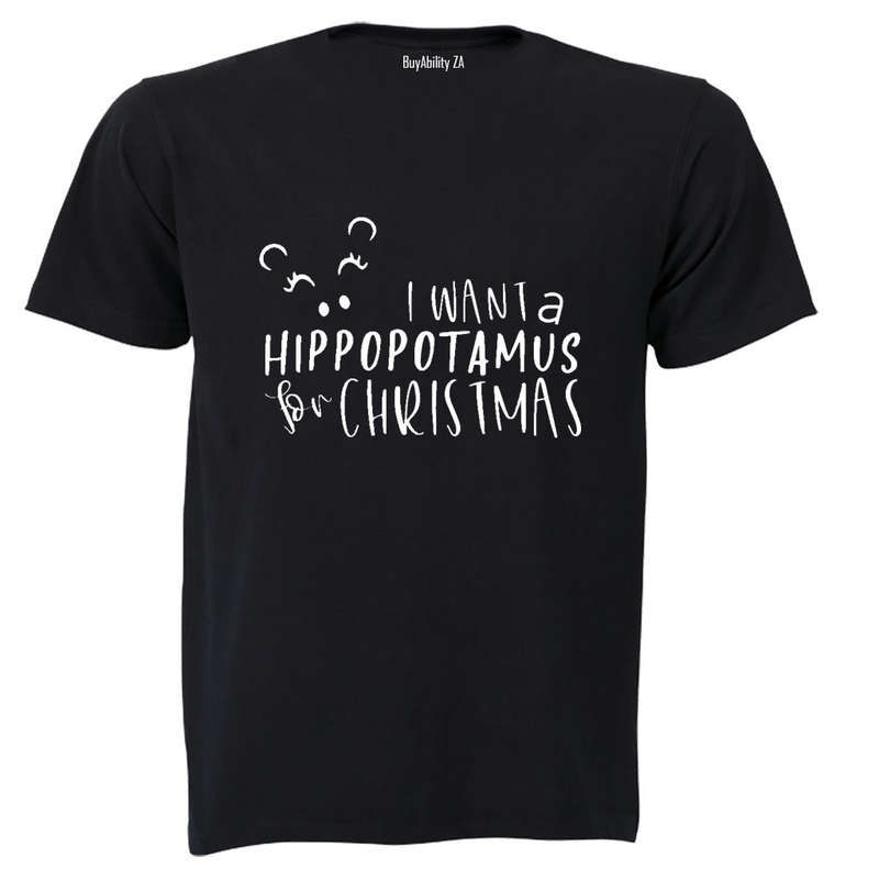 Hippo For Christmas - Kids T-Shirt