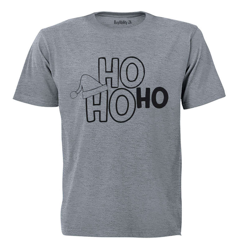Ho Ho Ho - Christmas Hat - Adults - T-Shirt