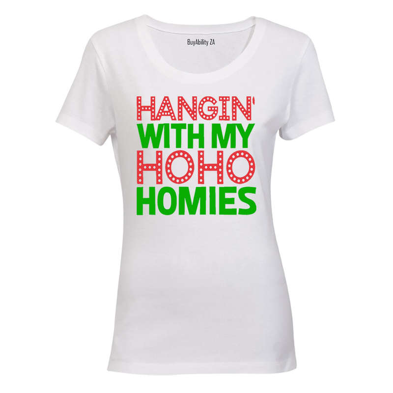 Ho Ho Homies - Christmas - Ladies - T-Shirt