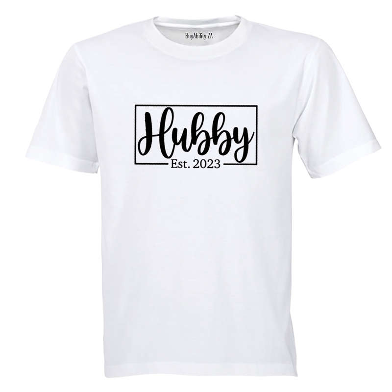 Hubby - Est.2023 - Adults - T-Shirt