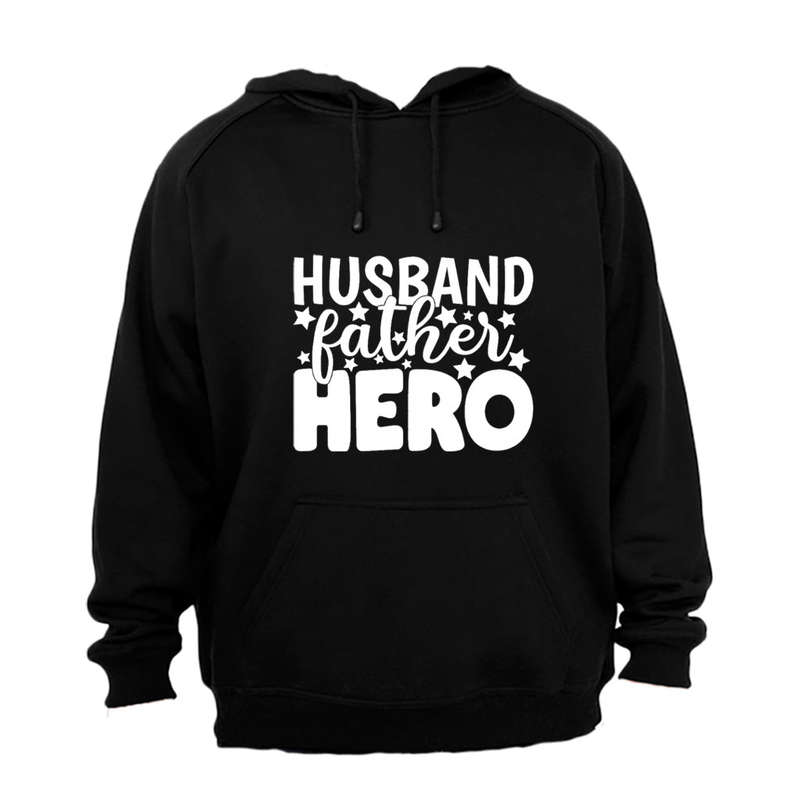 Husband. Father. Hero - Stars - Hoodie