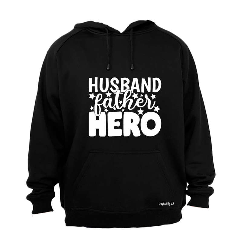 Husband. Father. Hero - Stars - Hoodie