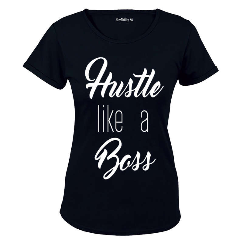 Hustle Like A Boss - Ladies - T-Shirt