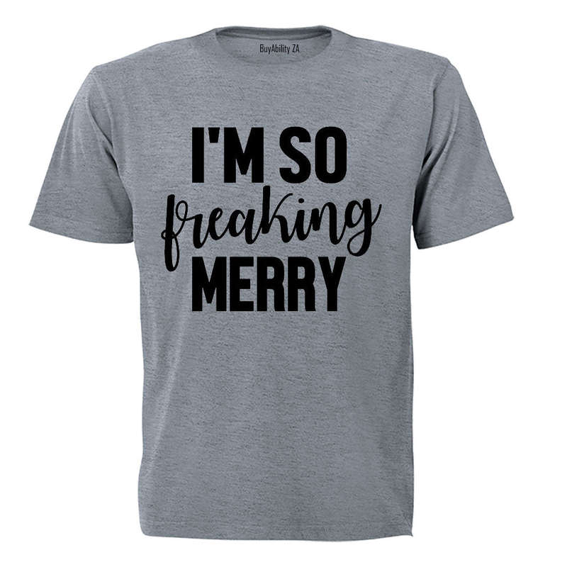 So Merry - Christmas - Adults - T-Shirt